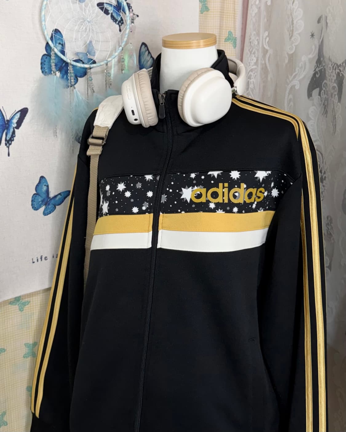 아디다스 블랙 & 옐로우 별 져지 상품이미지3