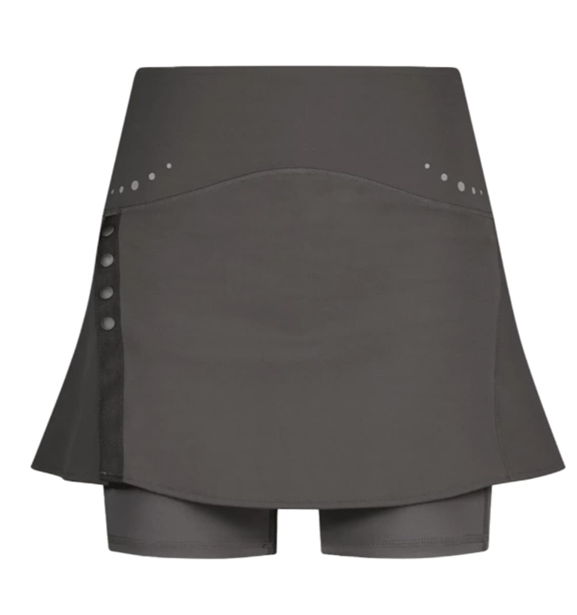 오호스 Button Slit Skirt Shorts Brown 상품이미지3