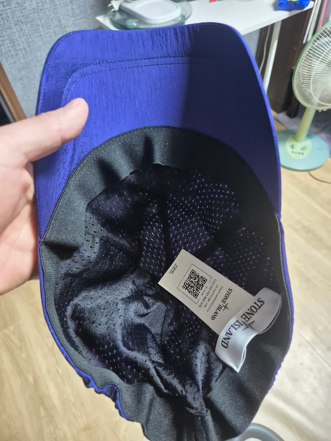 [XL] 22SS 스톤아일랜드 나일론 볼캡 블루 파랑 상품이미지6