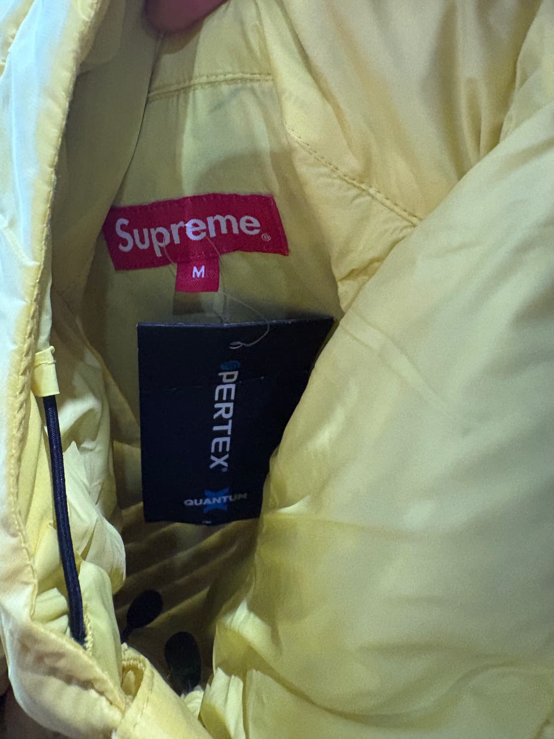 슈프림 마이크로 다운 하프 집 후드 풀오버 에시드 - 20FW 상품이미지3