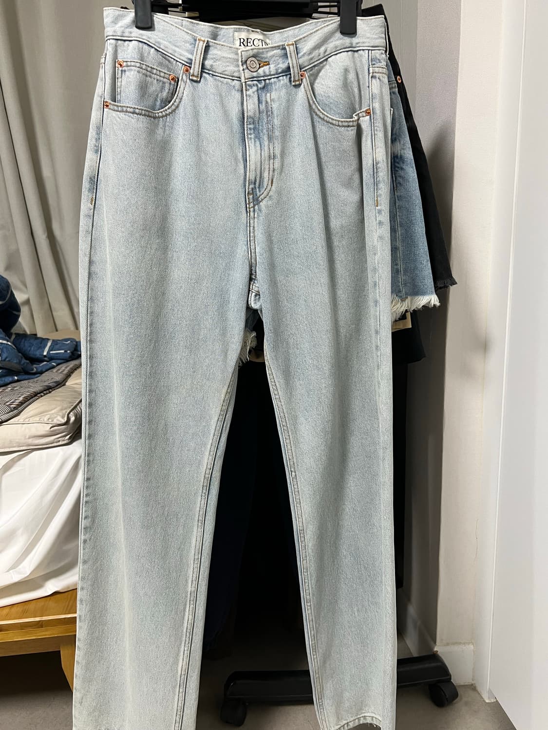 렉토 24SS VINTAGE WASHING 레귤러 데님 (S) 상품이미지2