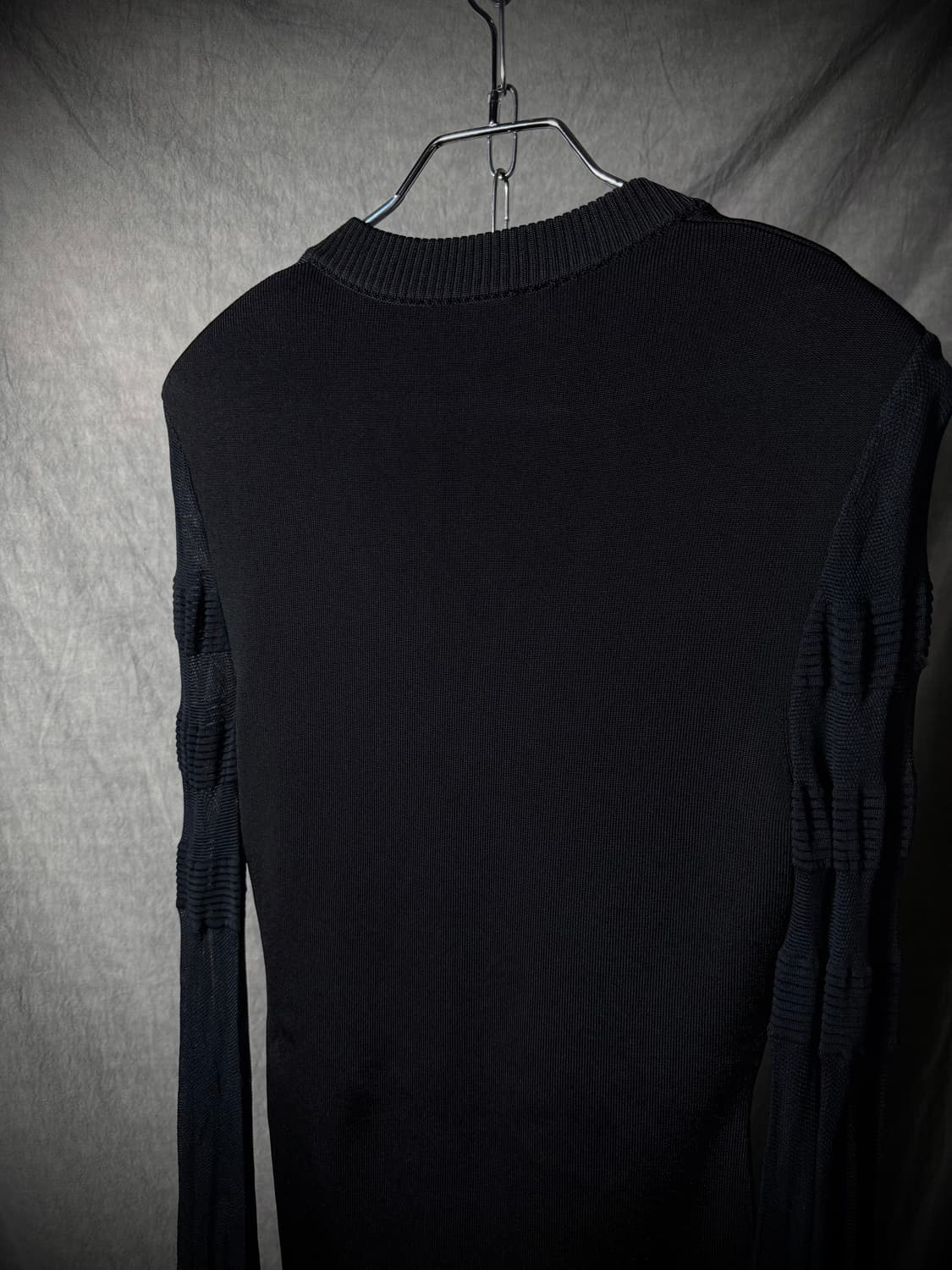 Givenchy Tie-Neck Mixed Knit Top  상품이미지8