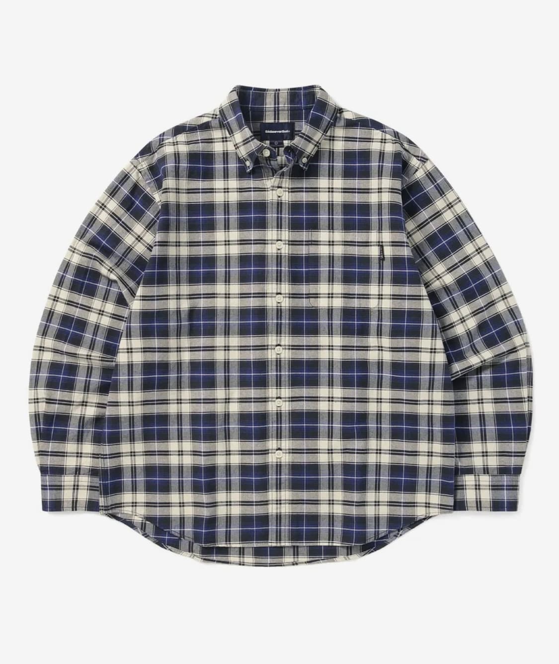 디스이즈네버댓 T.N.T. Plaid Shirt Navy S 상품이미지1