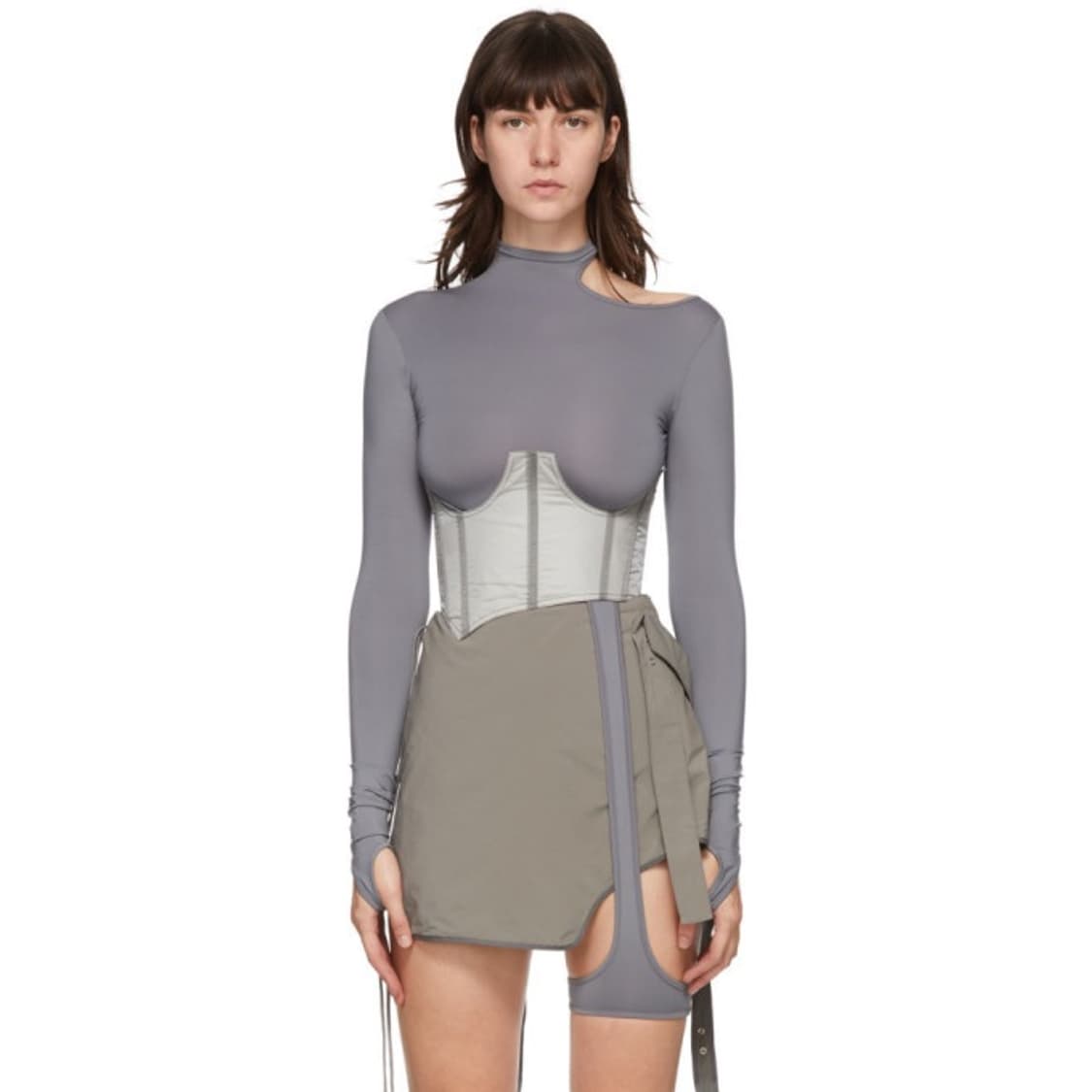 혜인서 Long Sleeve Top With Corset 상품이미지1