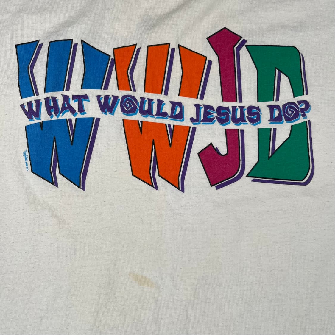 What Would Jesus Do WWJD Religious 반팔티 상품이미지5