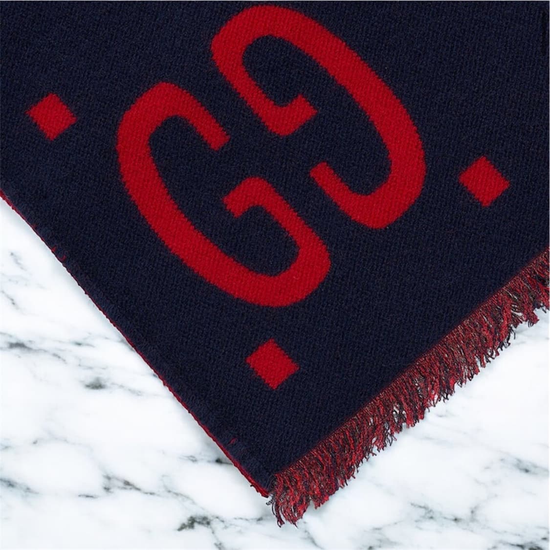 구찌 24FW GG 자카드 울 실크 블랜드 머플러 상품이미지8