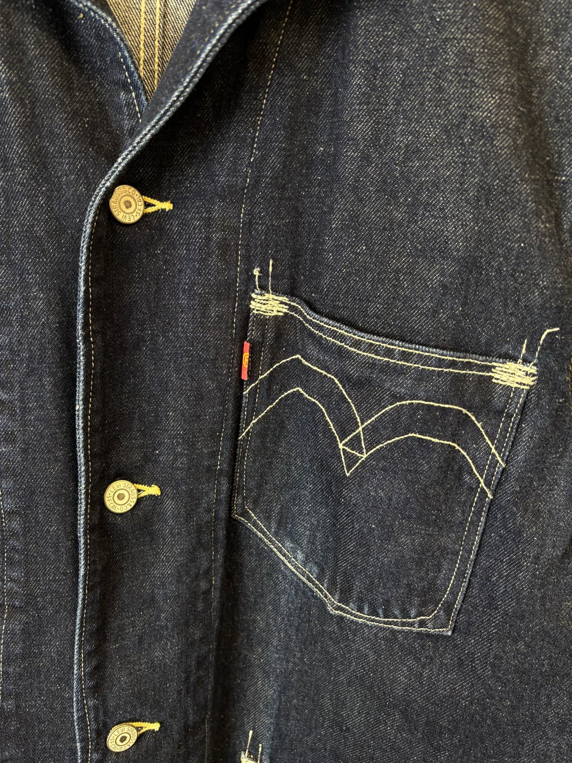 리바이스 00s 빈티지 엔지니어드 데님 커버올 자켓 상품이미지8