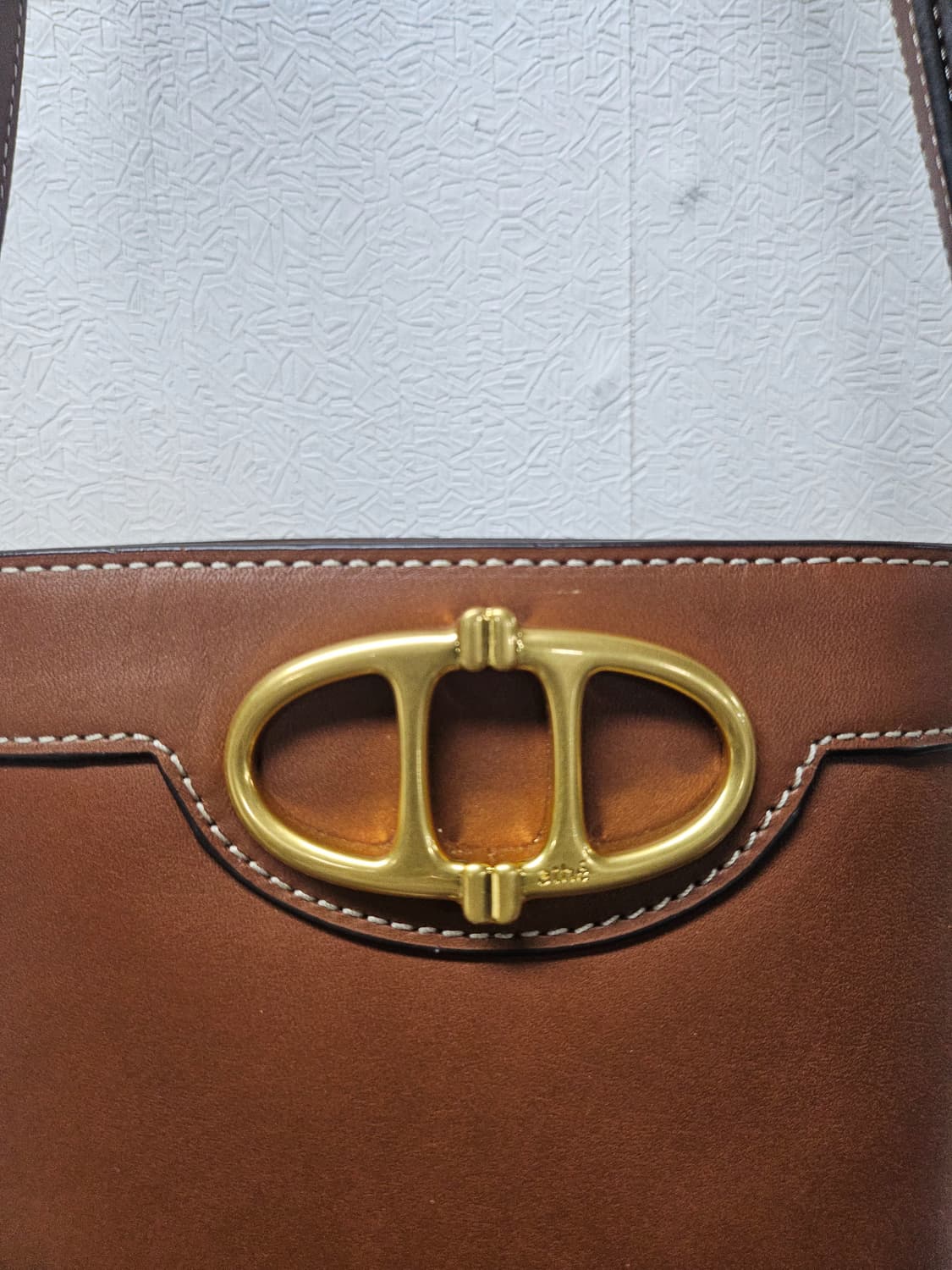 아떼 바네사브루노  브라운 베지터블 레더 버킷백 상품이미지3