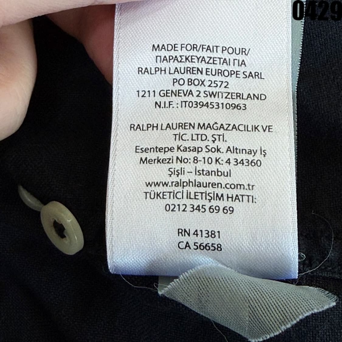 랄프로렌 코튼 셔츠 남방 L 0429 상품이미지8