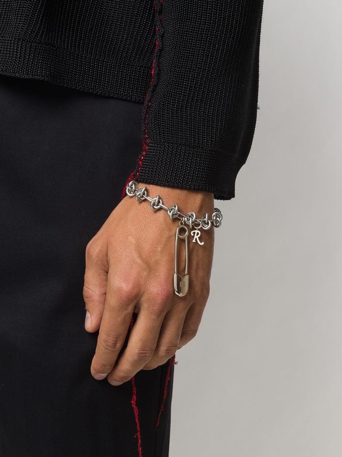라프 시몬스 세이프티 핀 노트 체인 팔찌 상품이미지4