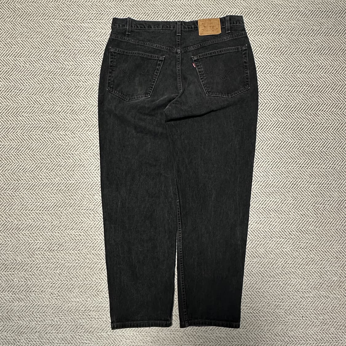 LEVI'S 550 00's usa made black jeans 상품이미지2