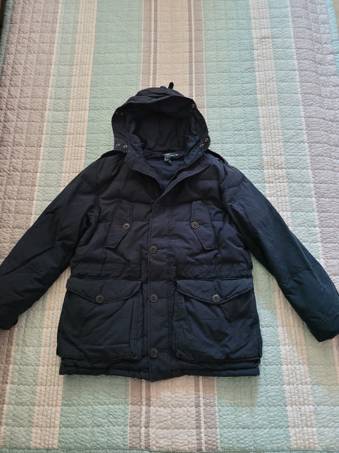 폴로 랄프로렌 Polo 밀리터리 카라코람 그레이덕다운파카 L 105사이즈 상품이미지3