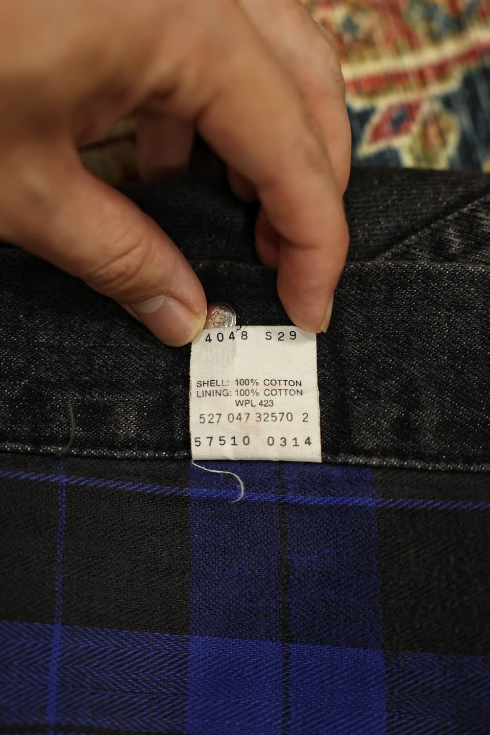 80s 빈티지 리바이스 흑청 트러커자켓 판매 상품이미지9