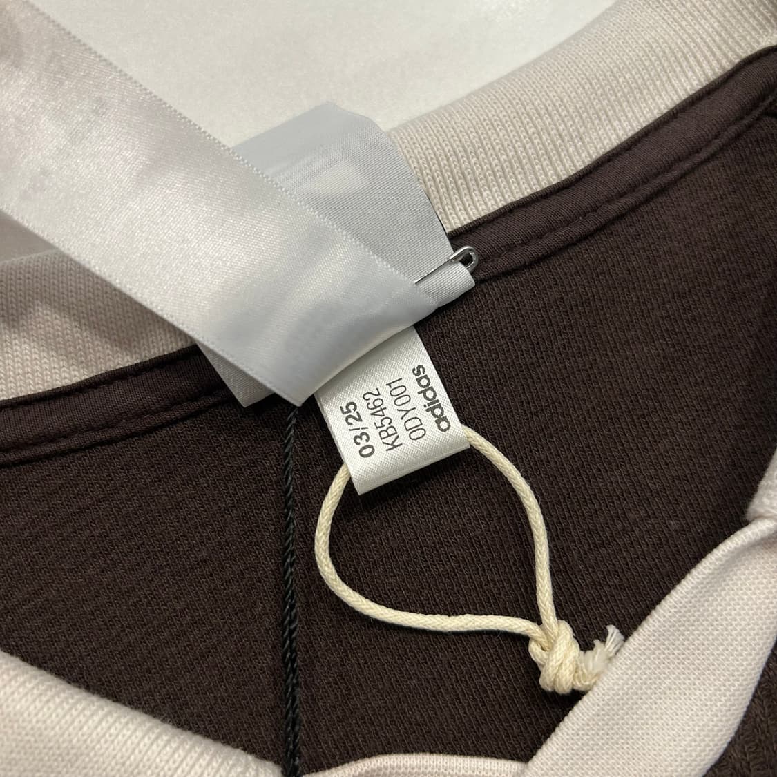 [XL] 아디다스 와플 사이드라인 카라 티셔츠 브라운 A280 상품이미지6