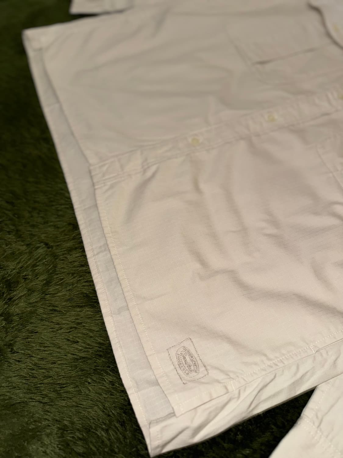 [XL] 스노우피크 재팬 TAKIBI SPEC 립스탑 셔츠 오프화이트 상품이미지5