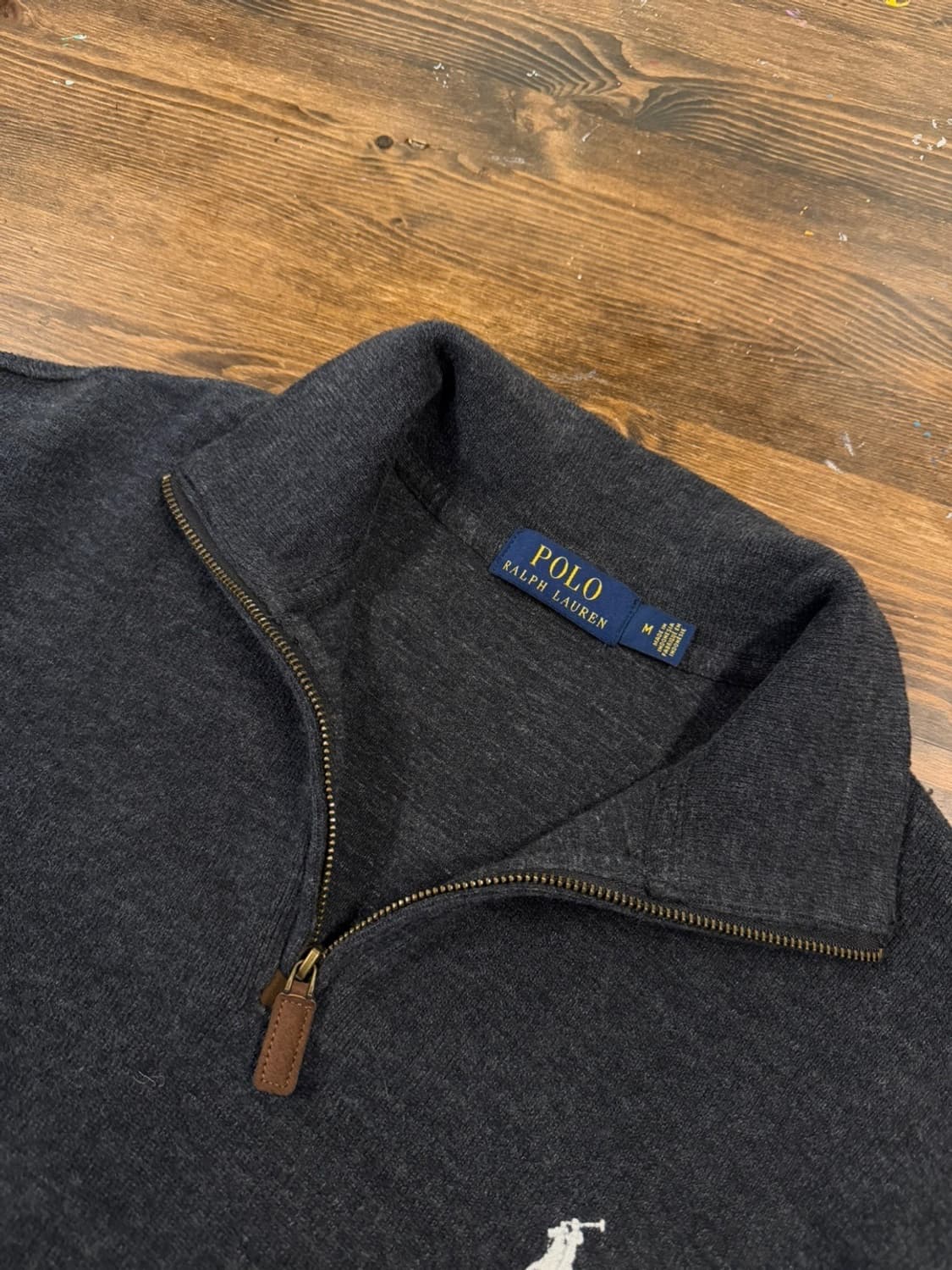 포로 짚업 스웻 남성 100 상품이미지6