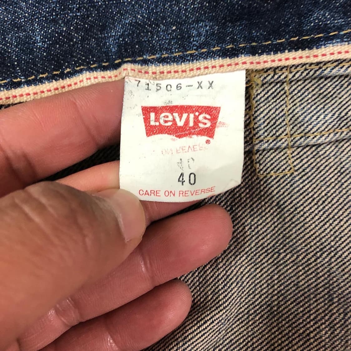[M~L] 리바이스 506 1세대 데님 자켓 상품이미지6