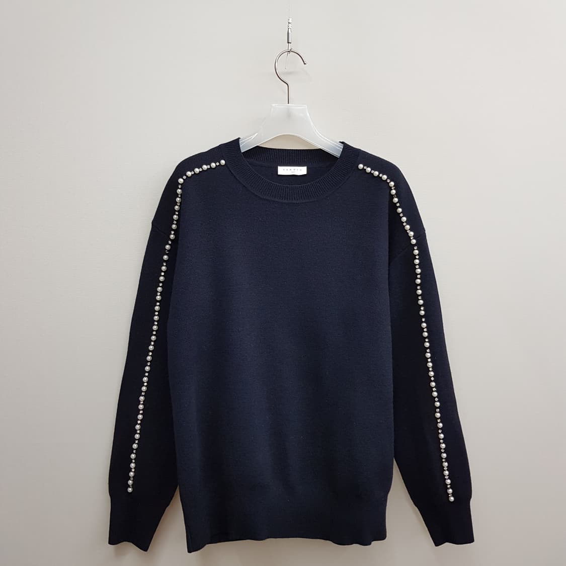 산드로 SANDRO 진주 장식 니트 1사이즈 상품이미지2