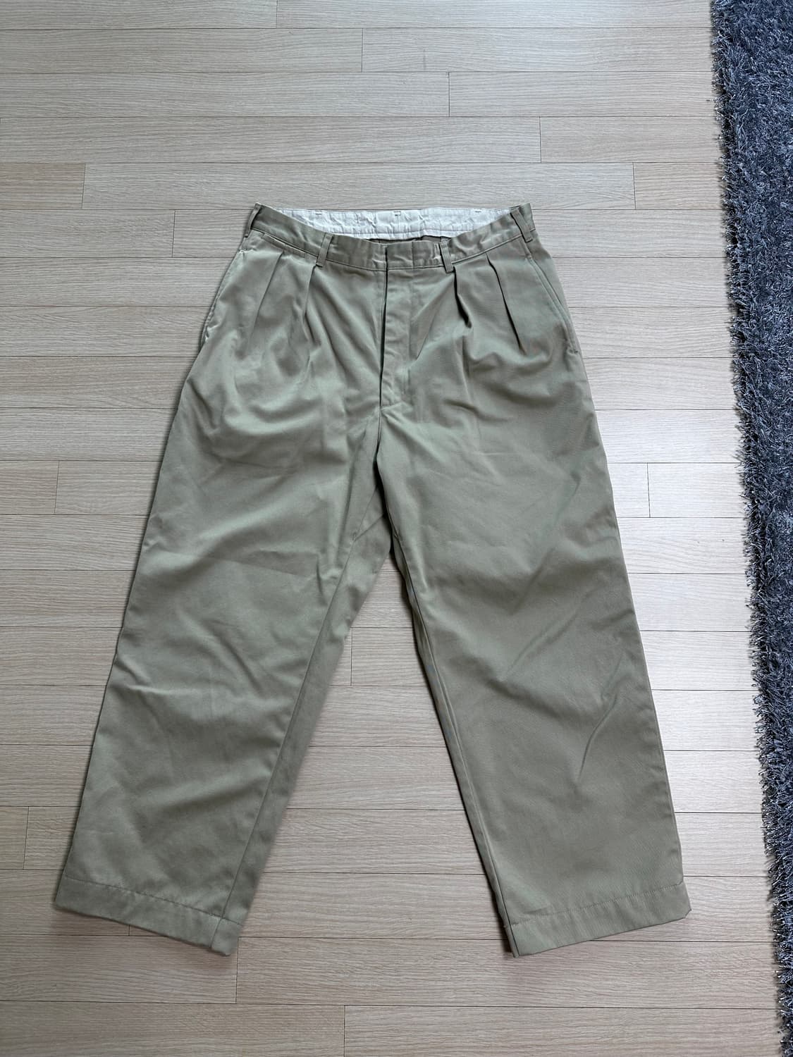 나나미카 더블플리츠치노팬츠 베이지 / 32 사이즈 상품이미지2