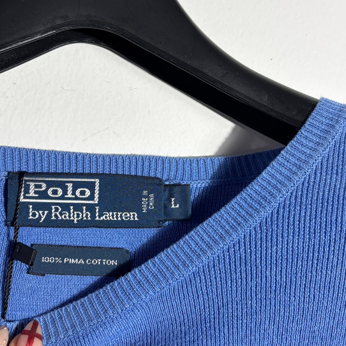 폴로 블루 니트 (무료배송) 상품이미지3