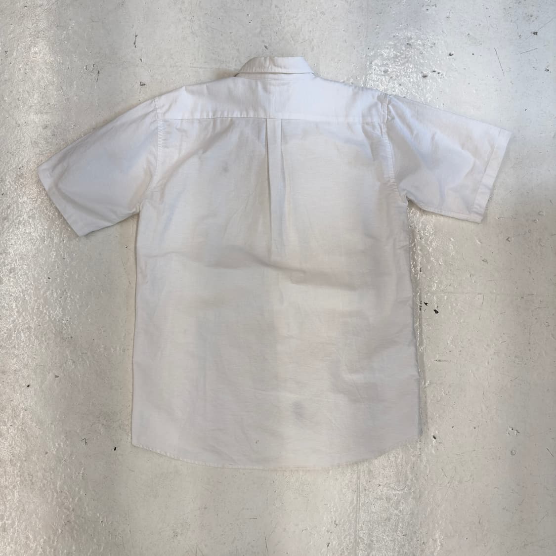 폴로 랄프로렌 화이트 오버핏 하프셔츠 상품이미지4