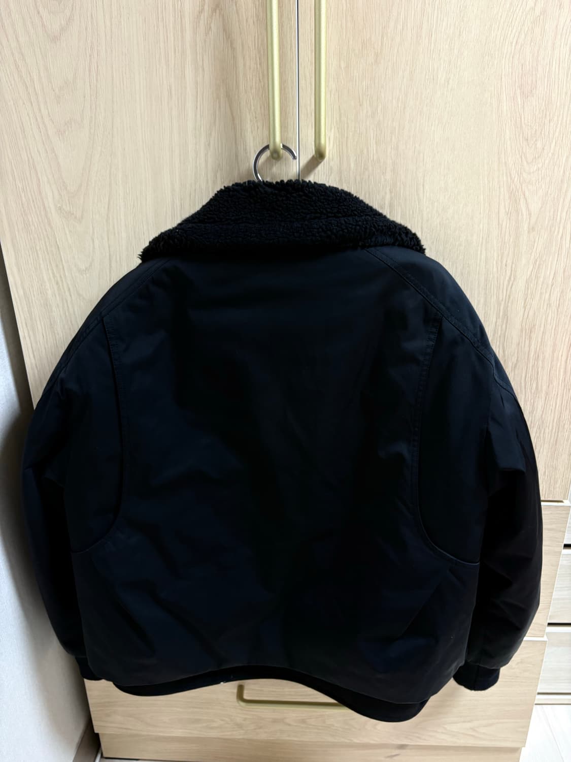 솔리드옴므 시어링 패딩 자켓 상품이미지3