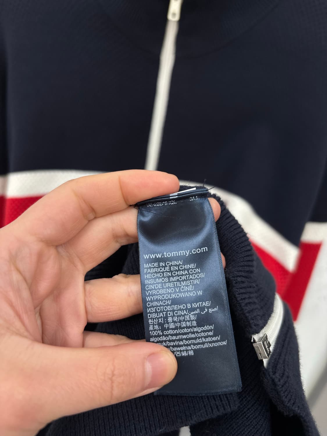 타미힐피거  울니트집업 상품이미지5