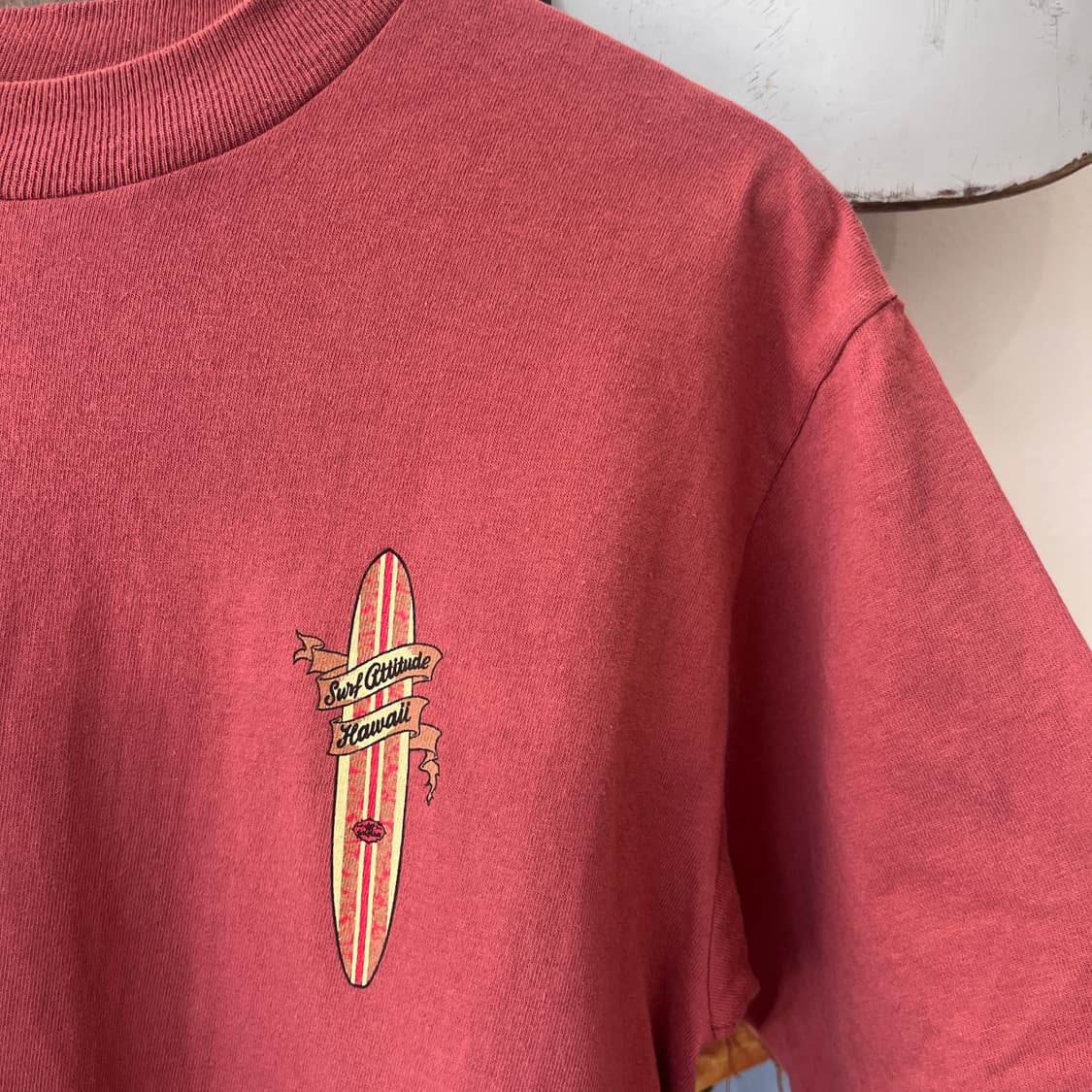 M 90s USA Surf Attitude Maui 반팔 티/W2885 상품이미지2