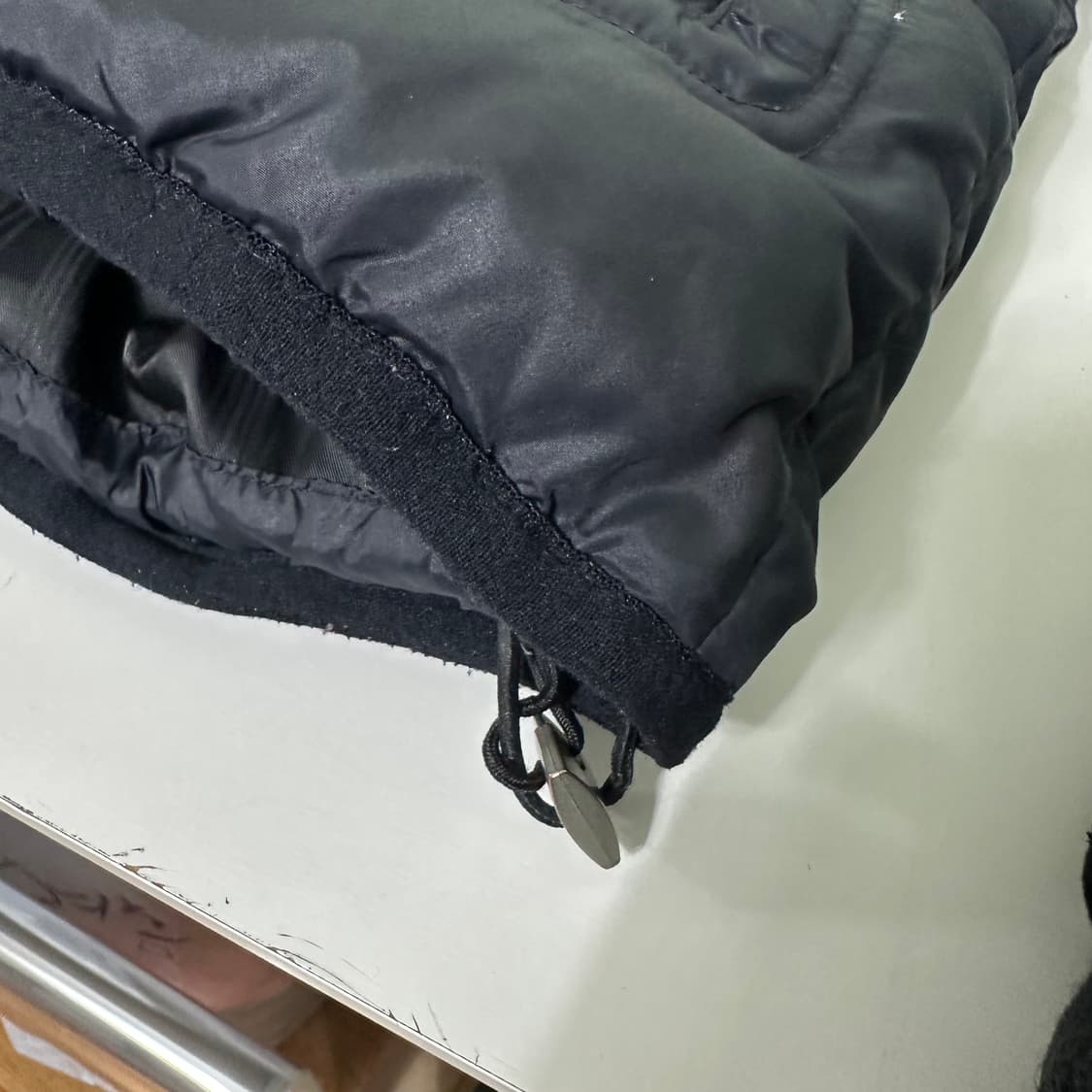 M 디젤 블랙 지퍼포인트 덕다운 패딩점퍼 상품이미지4