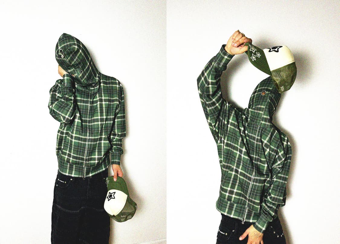 Star Team PLAID FULL ZIP GREEN 상품이미지3