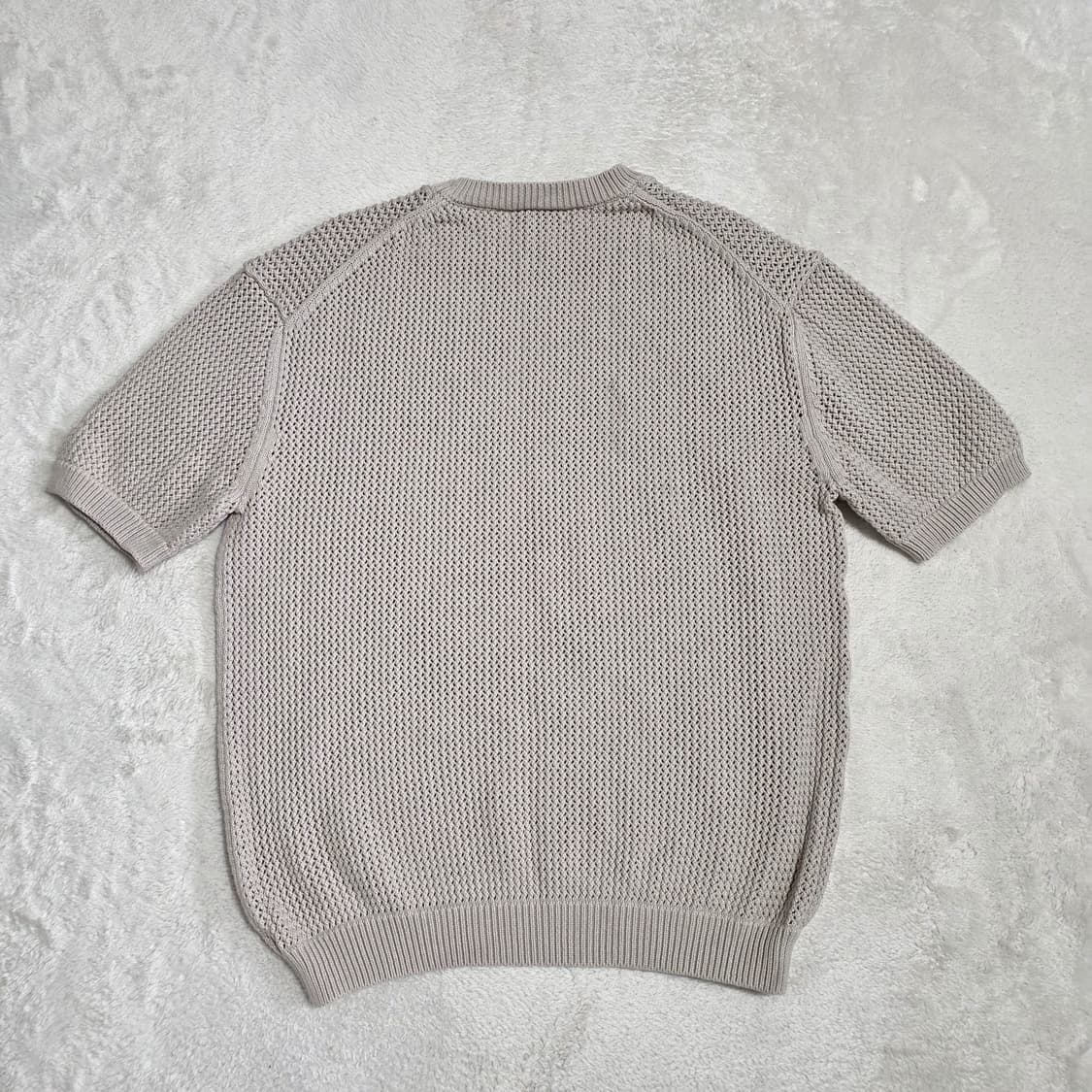 (F)아워룸 반팔 와플 니트 상품이미지3