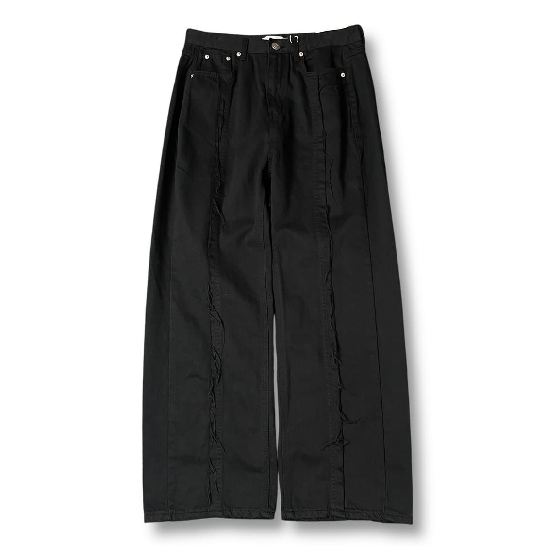 (32) 디벨롭 블랙 데미지 포인트 데님 팬츠 L 상품이미지1