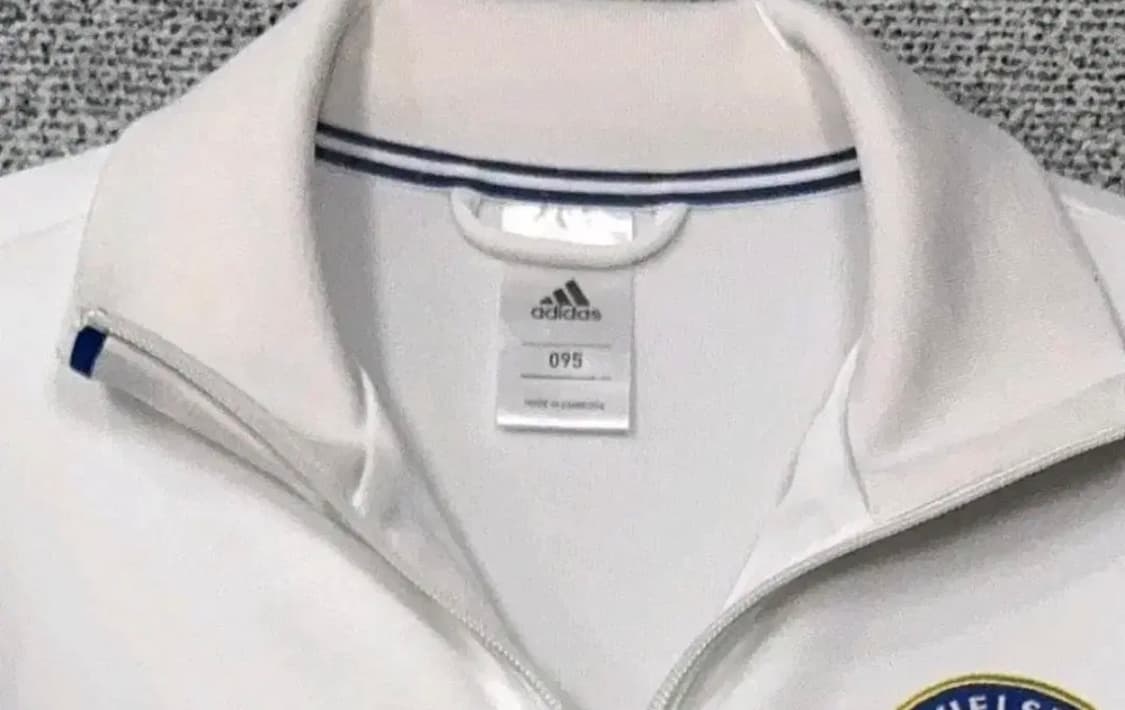 첼시 흰파 아디다스 삼선 트랙탐 상품이미지5