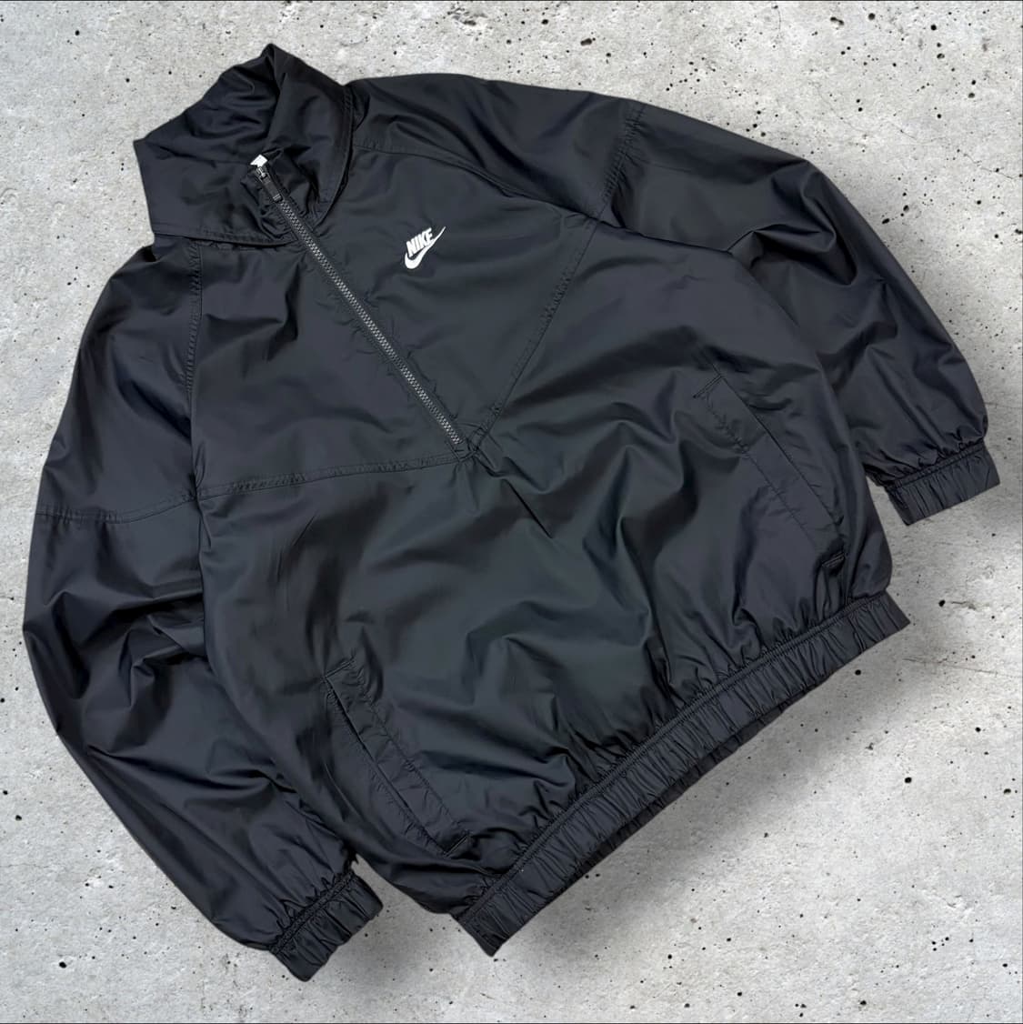 [M] 나이키 윈드러너 블랙 하프집업 바람막이 자켓 B335 상품이미지1