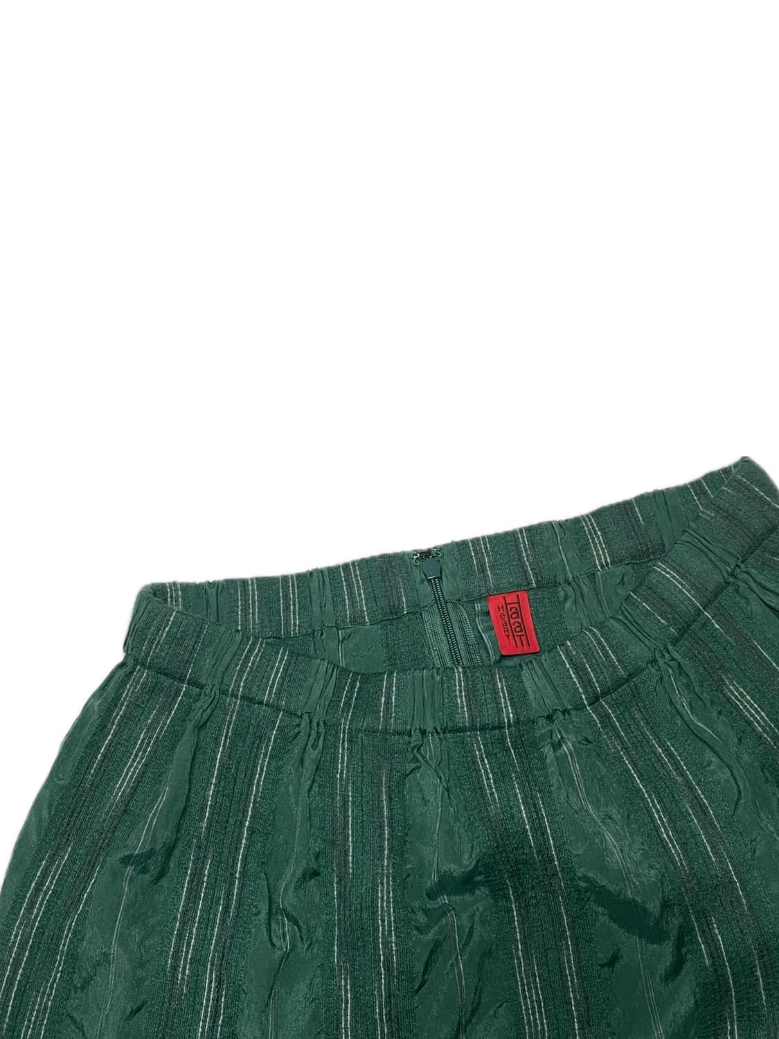 Haat issey miyake green check skirt 상품이미지4