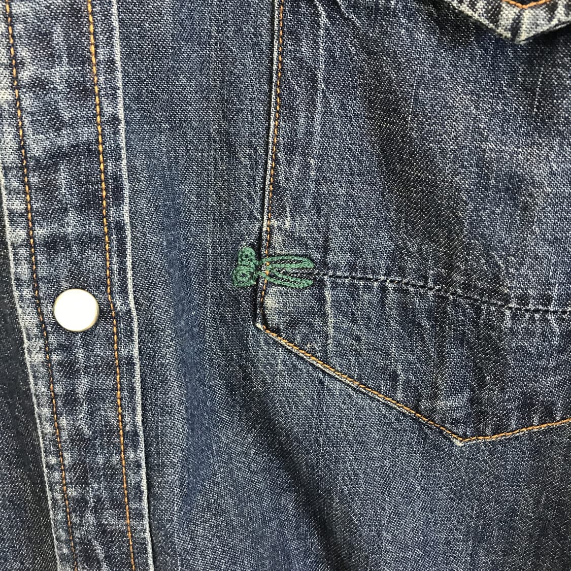 헤지스 x 덴함 웨스턴 데님셔츠 [XL사이즈] 상품이미지3