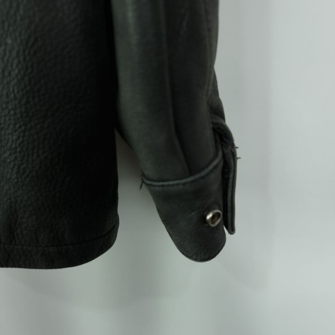 [빈티지] 리얼 쉽스킨 레더 양가죽 싱글 레더 자켓 M19731 상품이미지6