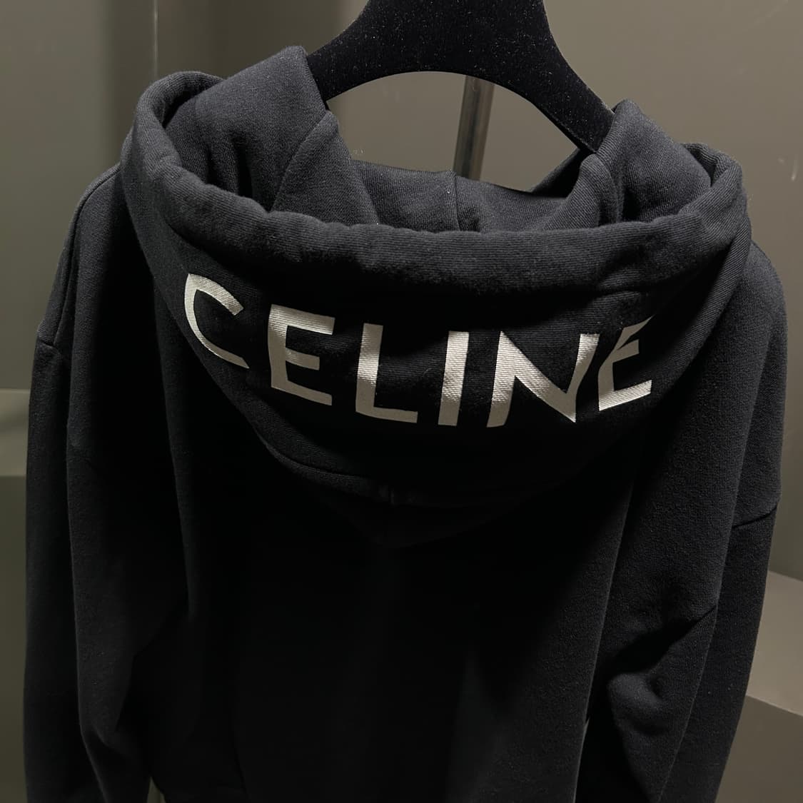 셀린느 크롭 후드집업 상품이미지4