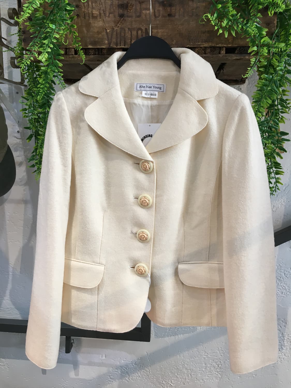 빈티지 아이보리 도트 코디세트  상품이미지4