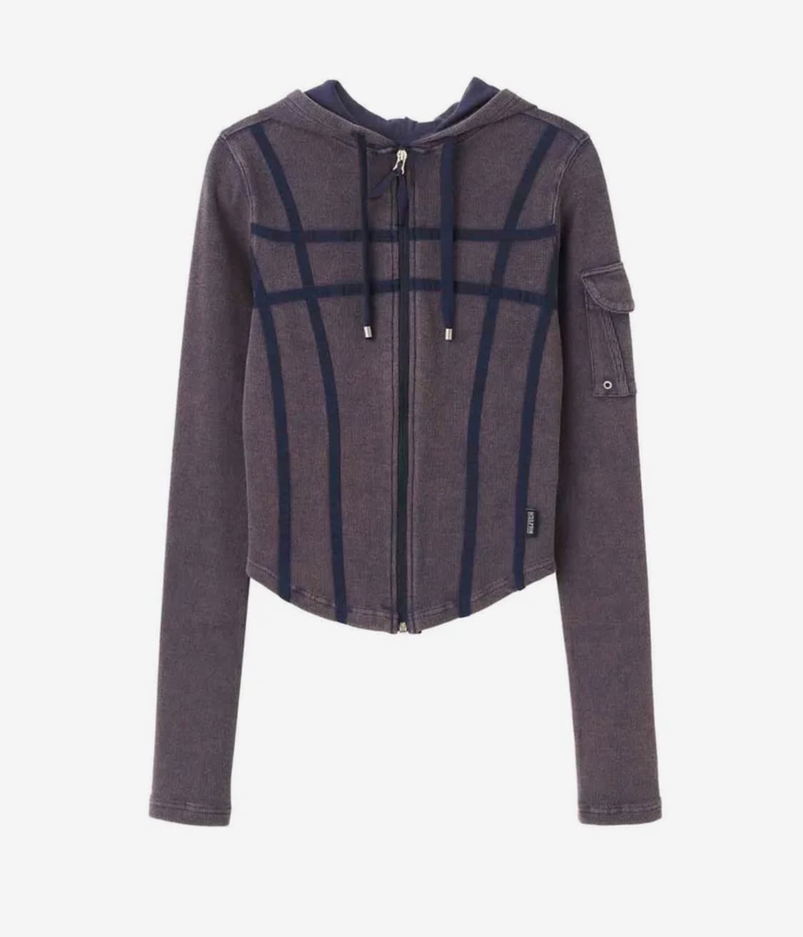 스컬프터 Washed Bondage Hoodie Washed Navy 상품이미지1