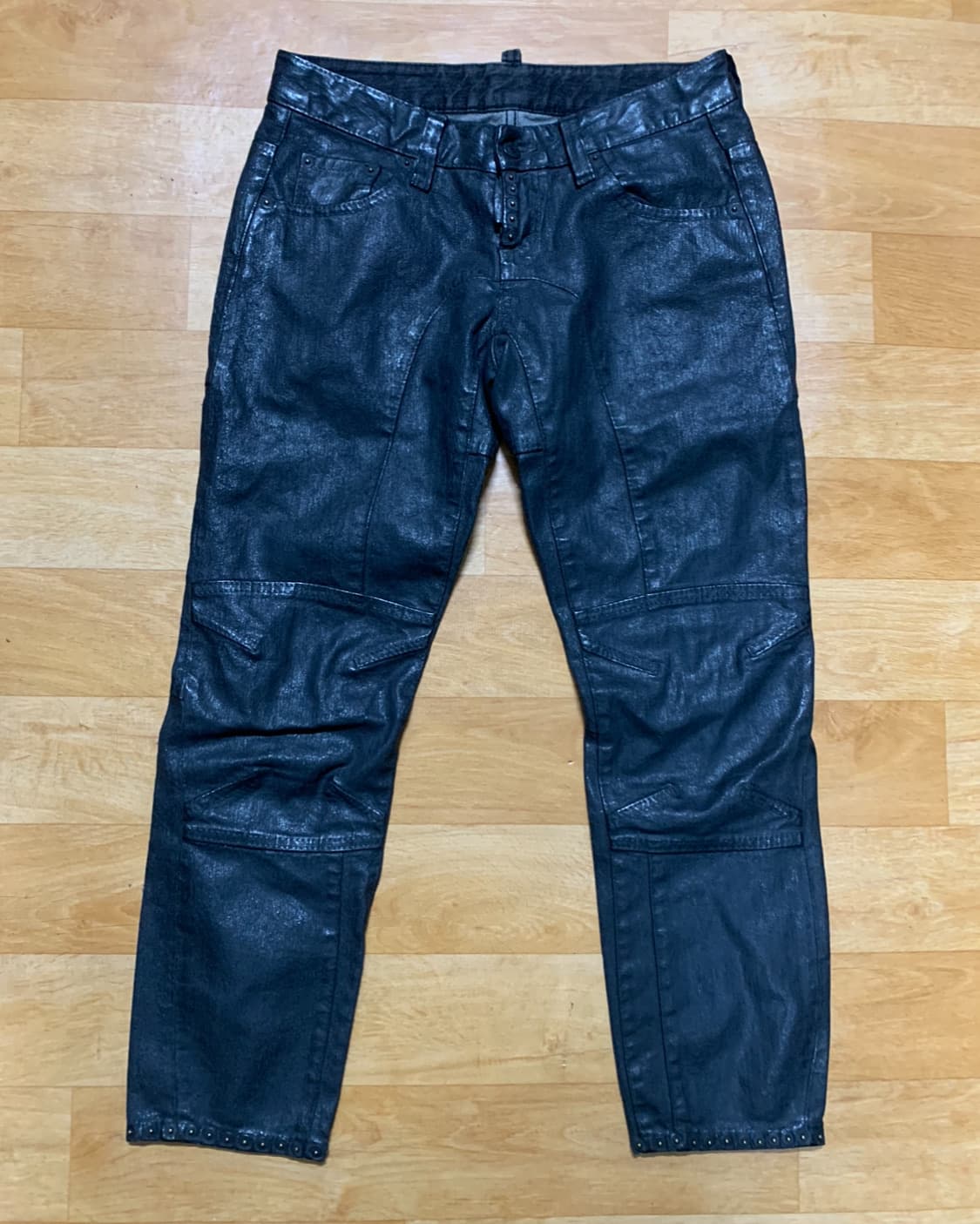 DSQUARED2 11/FW 디스퀘어드 바이커 진 크롭 팬츠(오일클로즈) 상품이미지1