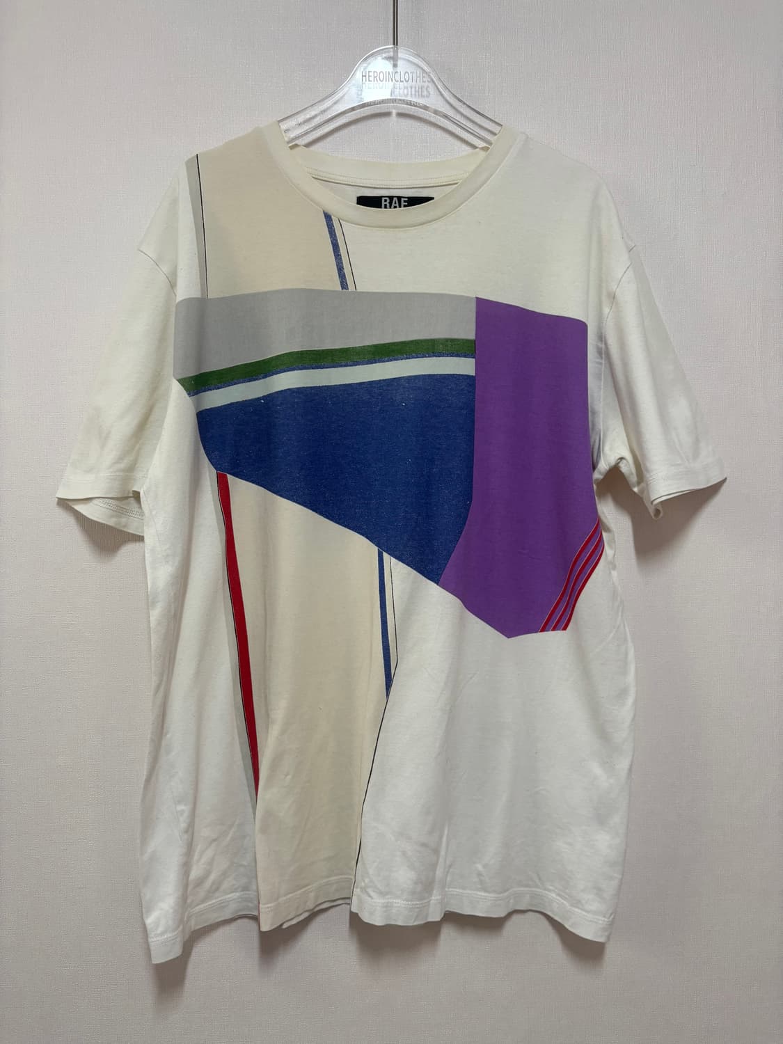 [L] RAF BY RAF SIMONS TRIANGLE T-SHIRT 상품이미지1