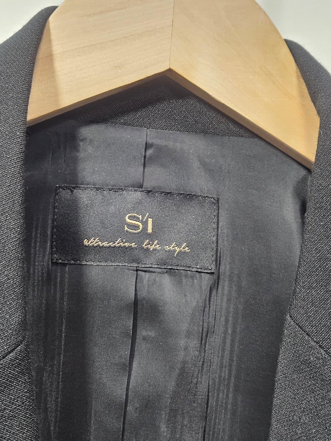 씨 (si) 블랙 원피스형 자켓 55 상품이미지2