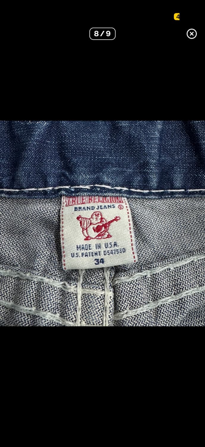 트루릴리전 부츠컷 데님팬츠 상품이미지7