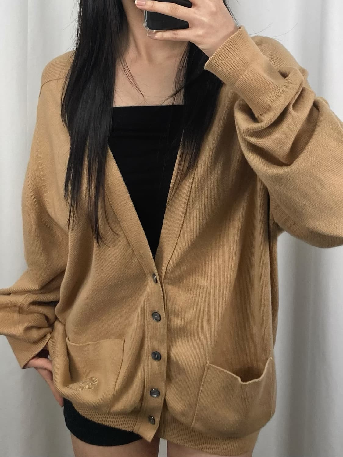 버버리 베이지 코튼 가디건 상품이미지2