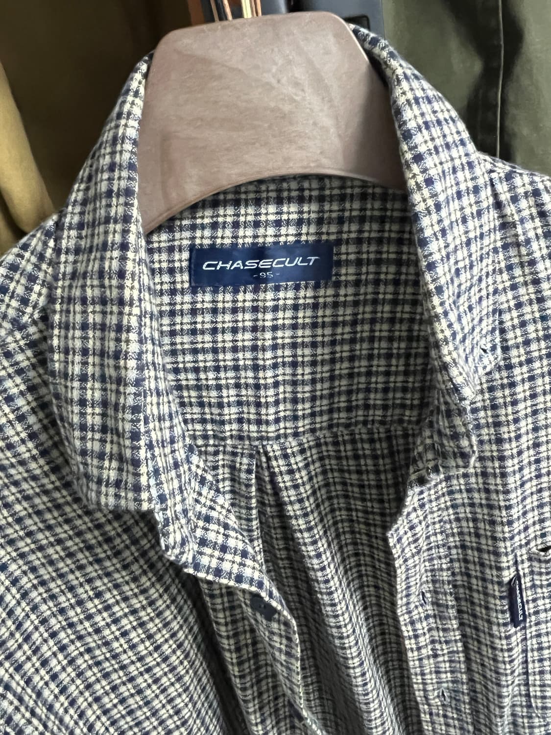 Chasecult 체크 셔츠 상품이미지1