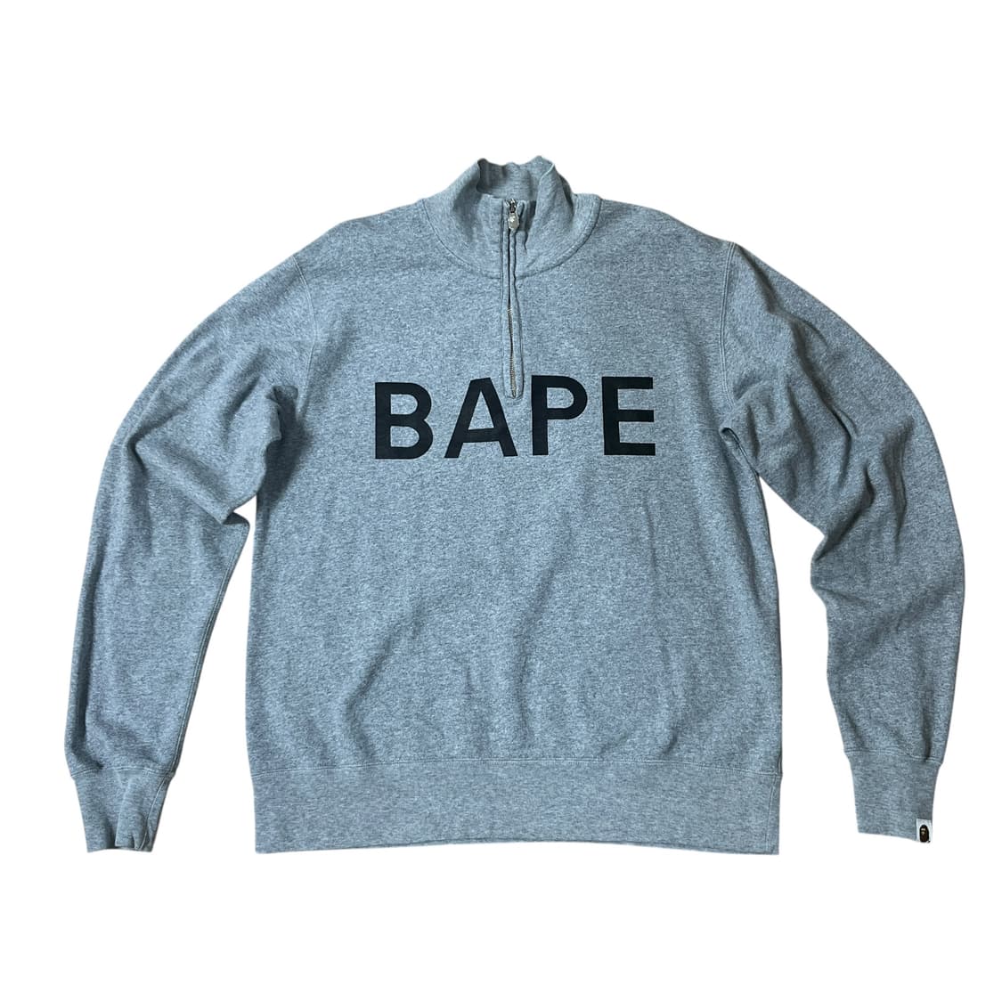 베이프 BAPE 하프집업 스웻셔츠 맨투맨 L 상품이미지2