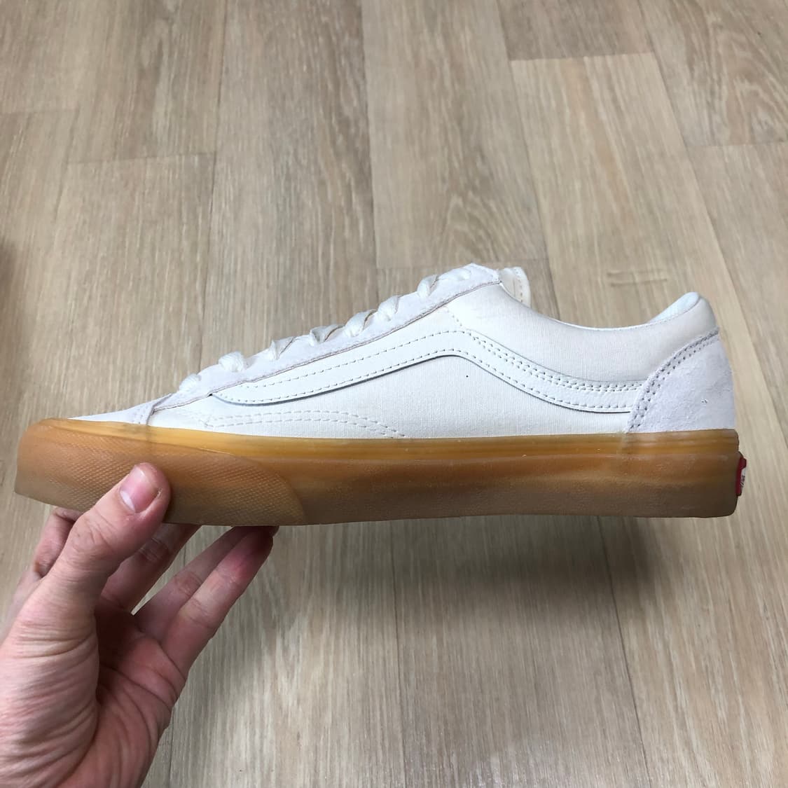 (260) 반스 VANS 스타일36 크림 화이트 검솔  상품이미지6