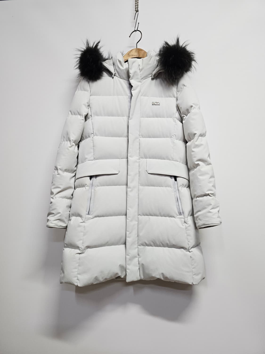 K2 여성 롱패딩  퍼 후드 상품이미지1