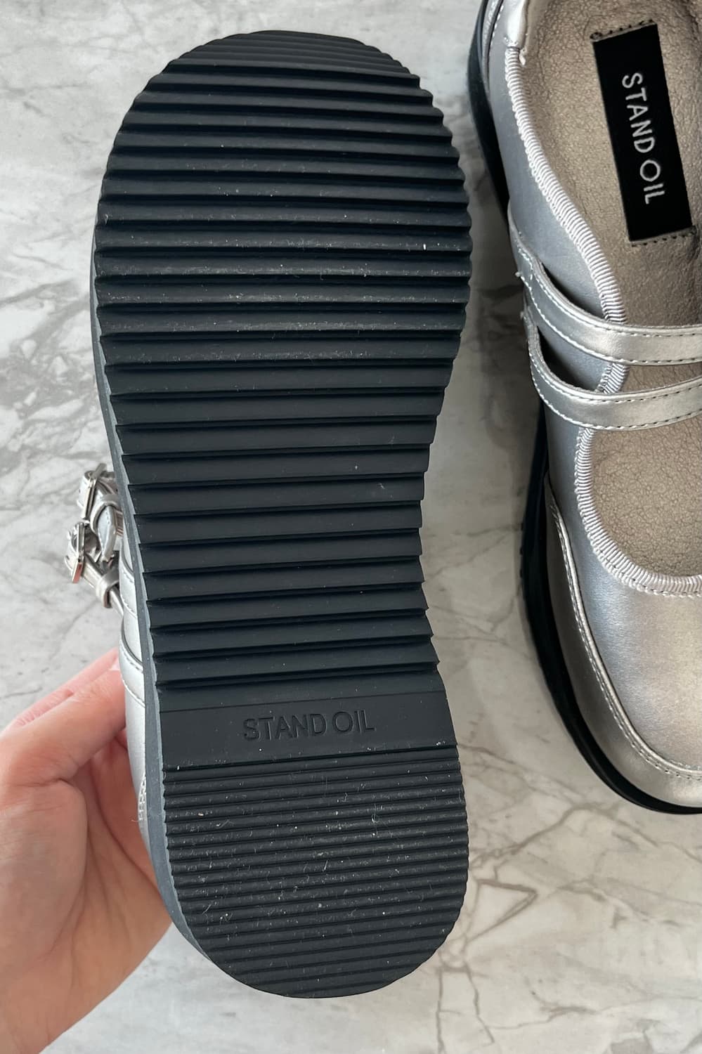 스탠드오일 플랫폼메리제인 240사이즈 (실착1회) 상품이미지3